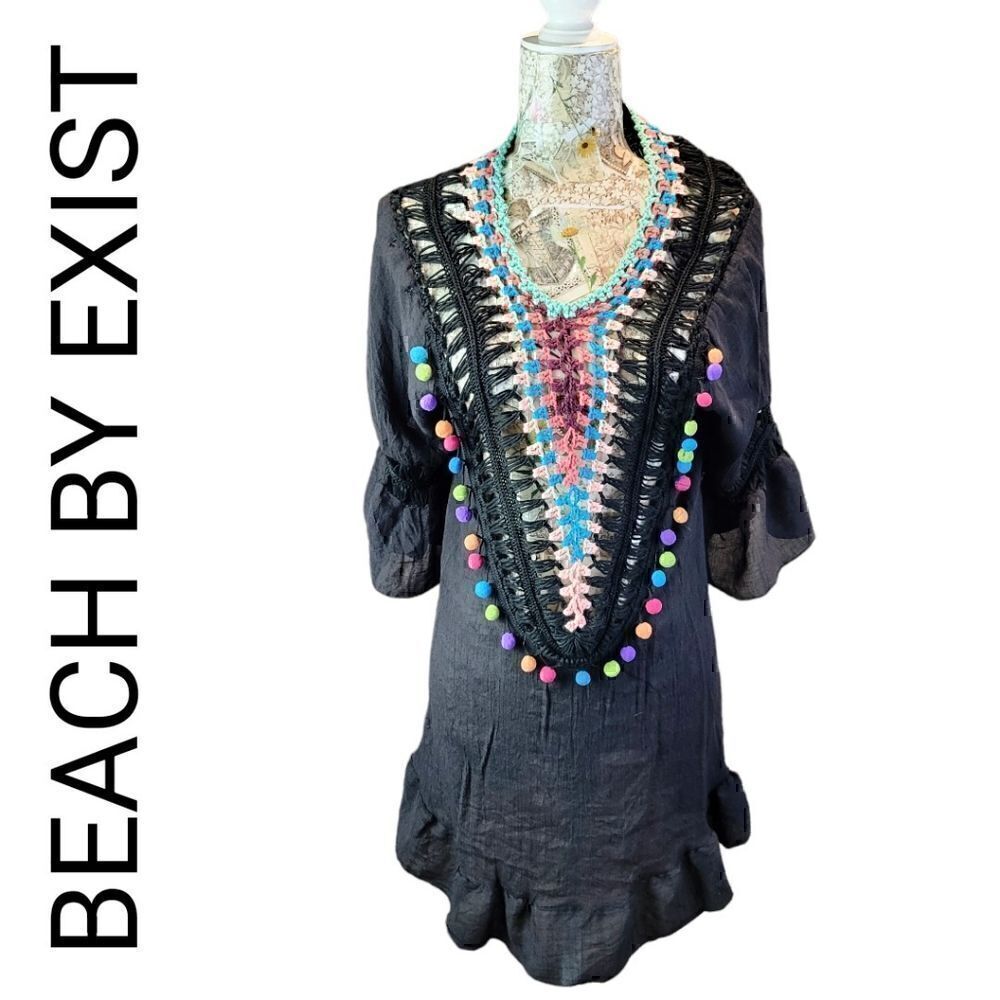 Beach By Exist Colorful Swim Coverup SzM  0168